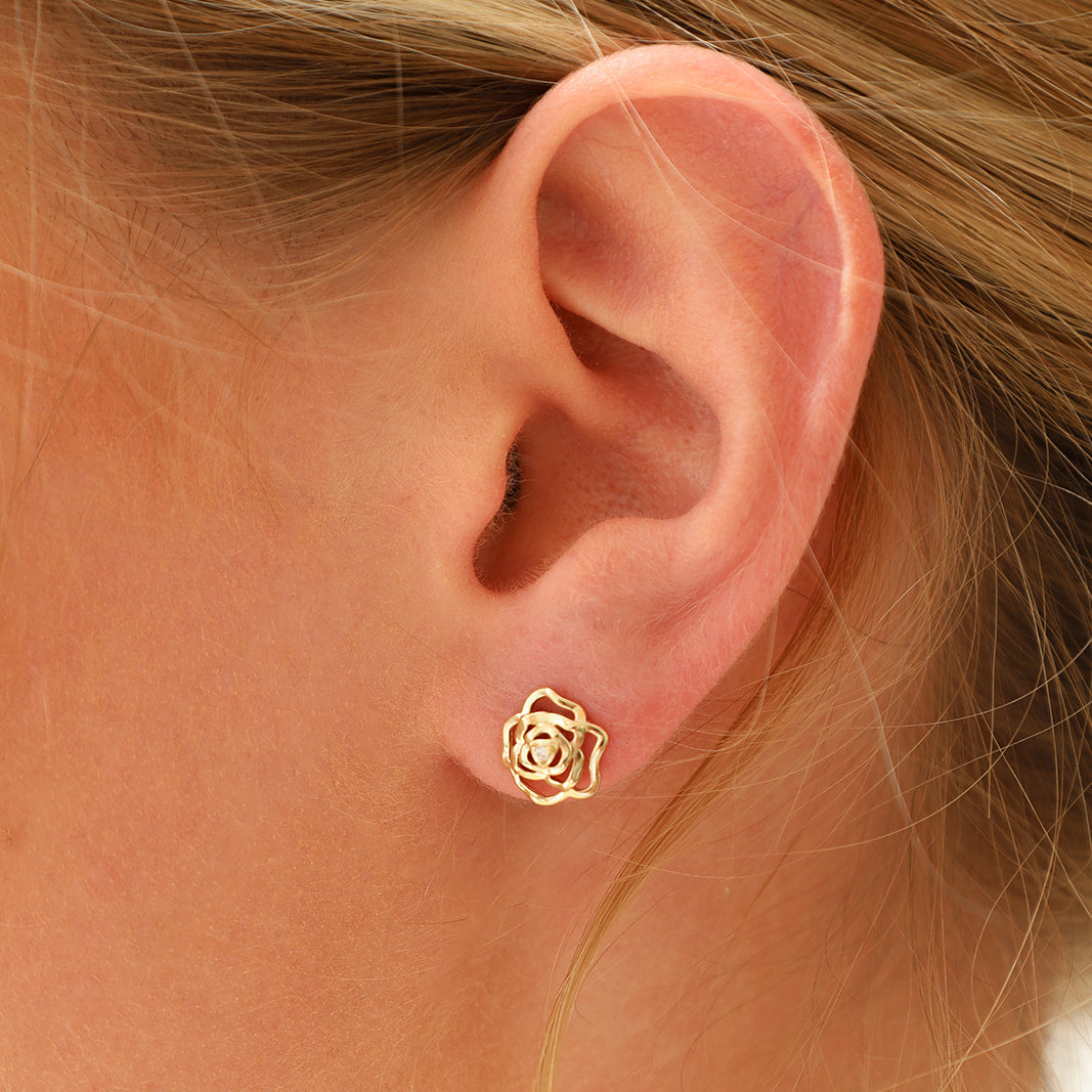 Cecily Flower Studs