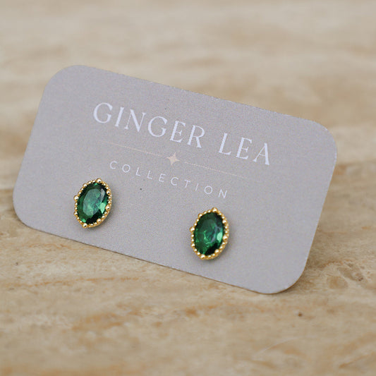 Diana Bezel Stud