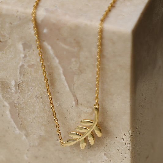 Verity Leaf Necklace
